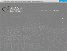 Tablet Screenshot of massexchange.com